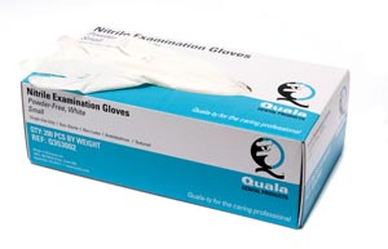 Quala Q353001 Soft Nitrile Gloves Extra Small Textured 200/Box Quala Q353001 Soft Nitrile Gloves Extra Small Textured 200/Box